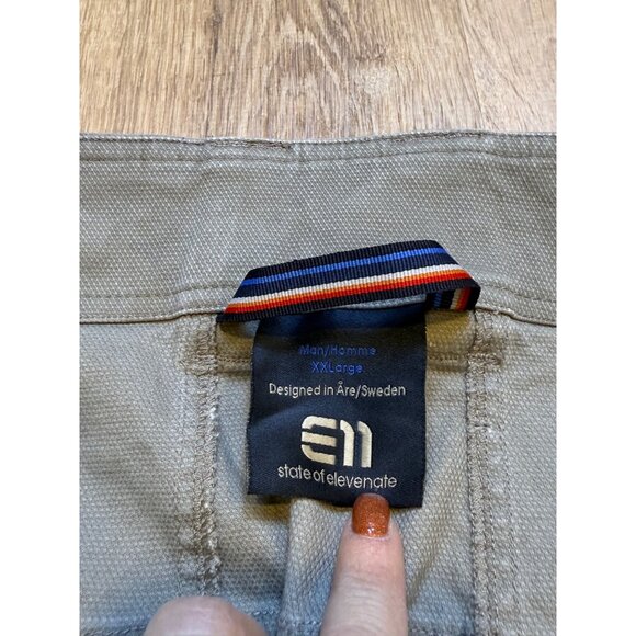 E11 State of Elevenate Mens XXL Pebble Pants Cargo Tapered - Picture 7 of 8